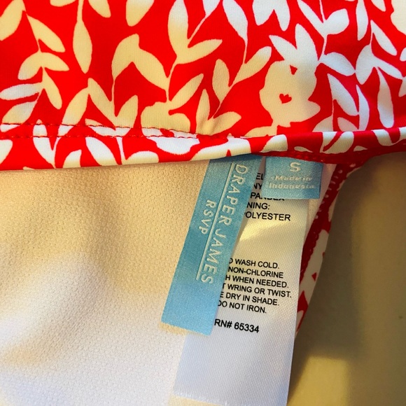 NWT Draper James Summer Picnic Faux Wrap Halter Small Swim Dress - Picture 8 of 9